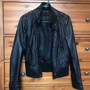 ZARA Black Leather Jacket